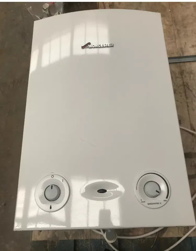 Close-up of a Worcester boiler spare part